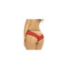 Culotte échancrée rouge et noir 